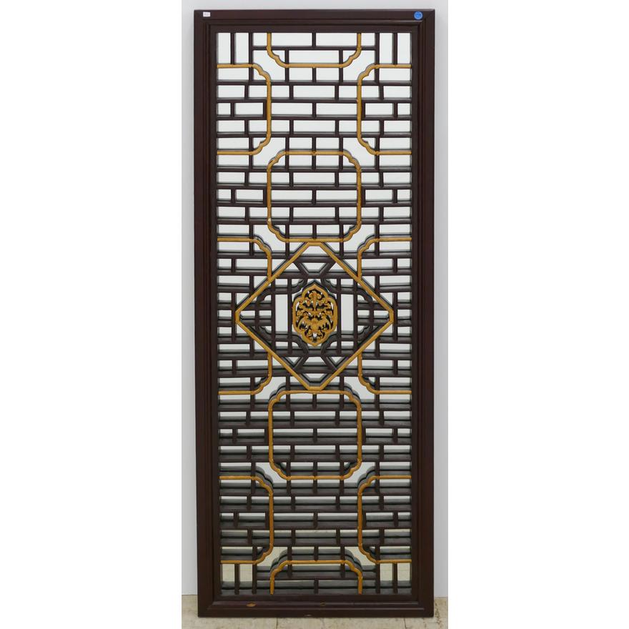 Appraisal: Chinese Mirrored Hanging Temple Panel ''x ''