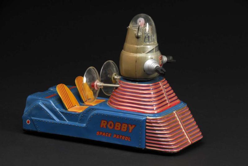 Appraisal: Robby Space Patrol Car Toy Description Japanese Made by Nomura