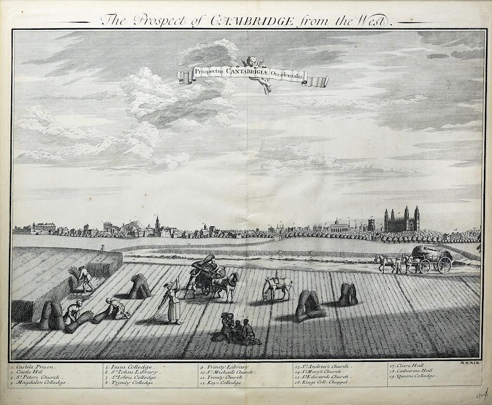 Appraisal: A very fine and quite large view of Cambridge seen