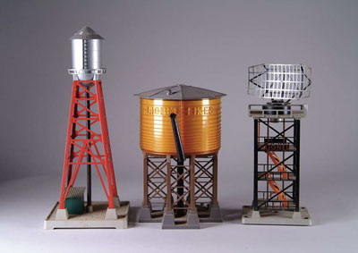 Appraisal: LOT OF RAILROAD ACCESSORIES Include Lionel animated water tower and