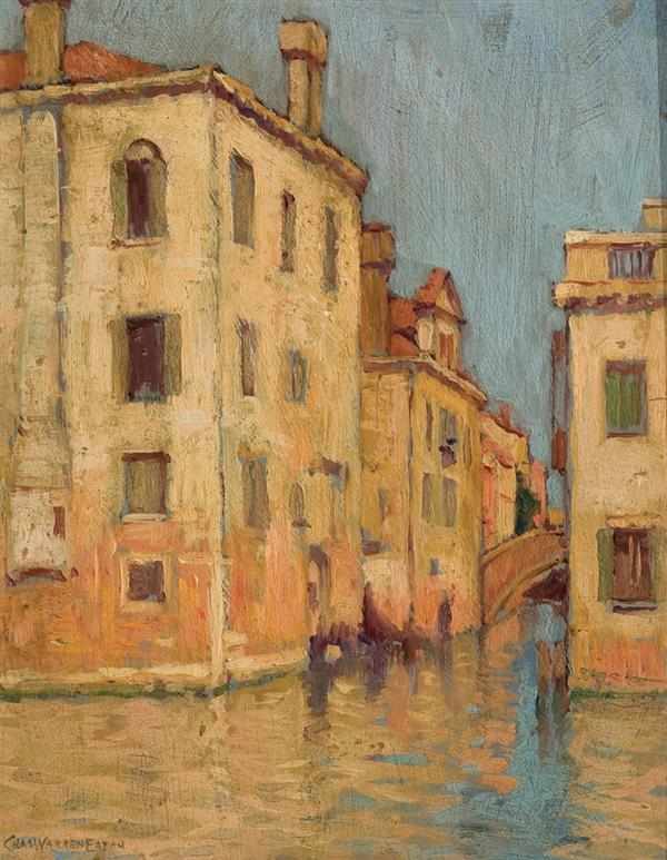 Appraisal: CHARLES WARREN EATON American - Along a Canal in Venice