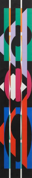 Appraisal: YAACOV AGAM ISRAELI B x image -X Color lithograph from