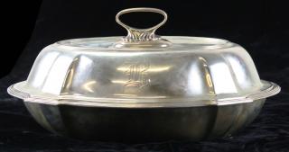 Appraisal: Sterling covered serving dish Marked sterling D approx troy oz