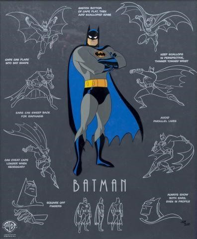 Appraisal: Framed Warner Brothers limited-edition animation model sheet sericel Model Sheet