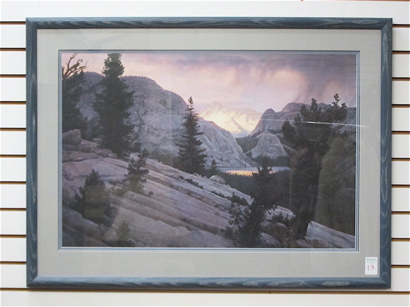 Appraisal: STEPHEN LYMAN OFF-SET LITHOGRAPH American - Titled Lake of the