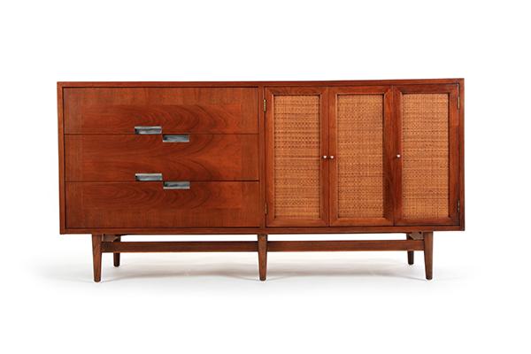 Appraisal: A MERTON GERSHUM SIDEBOARD DRESSER c s America Manufactured by