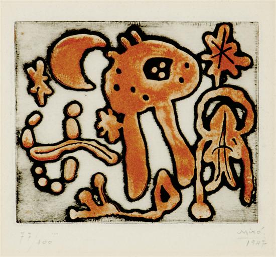 Appraisal: Joan Miro Spanish French - THE PRINTS OF JOAN MIRO