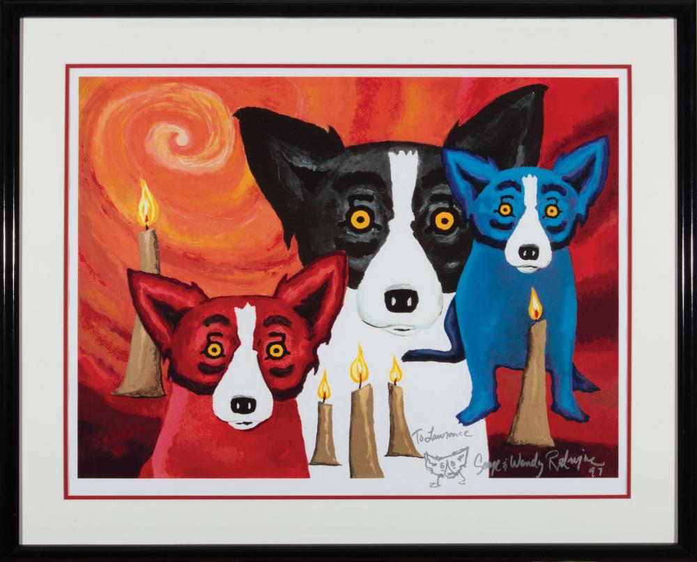 Appraisal: George Rodrigue American Louisiana - By the Light of the