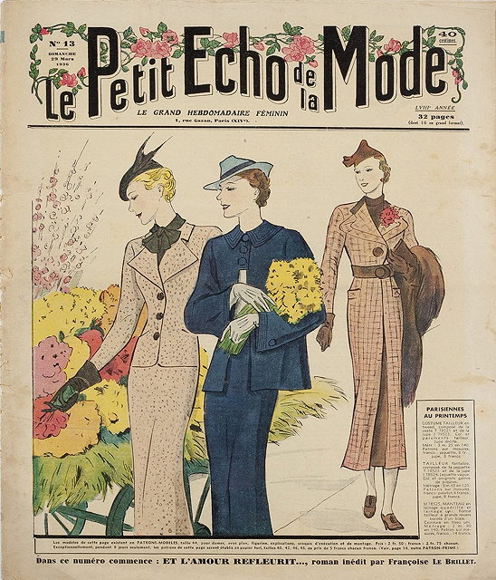 Appraisal: A collection of French fashion magazines dating from to including