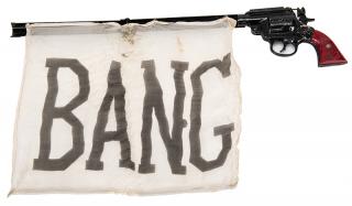 Appraisal: Large Bang Gun Circa Retrofitted Bang-O cap pistol When the