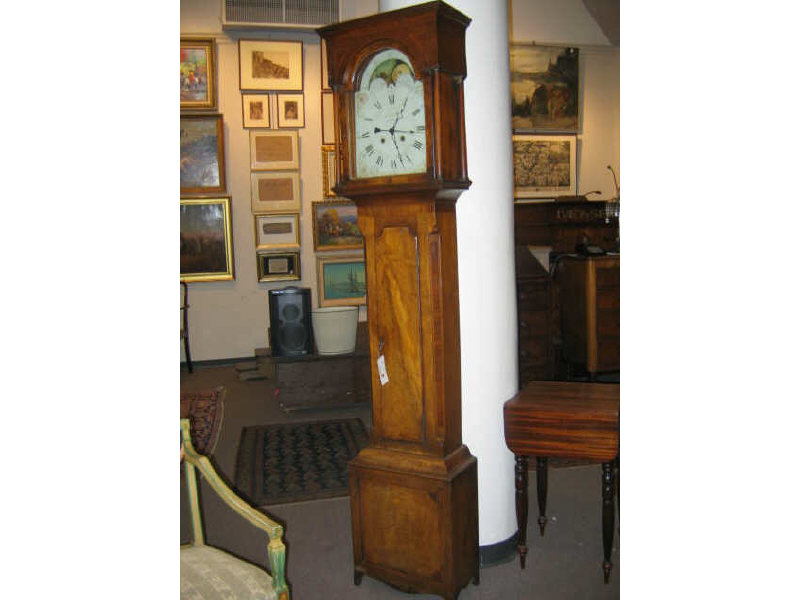 Appraisal: JACOB HENDEL CUMBERLAND COUNTY PENNSYLVANIA Mahogany tall case clock circa