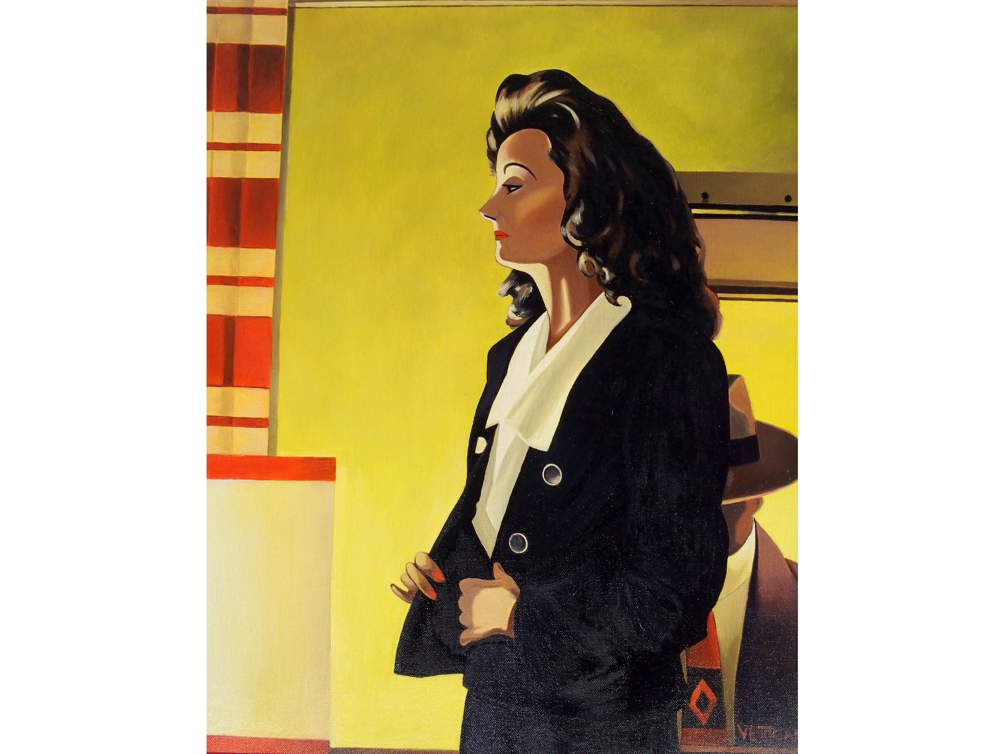 Appraisal: JACK VETTRIANO OBE Hon LLD Scottish b LADY XOil on