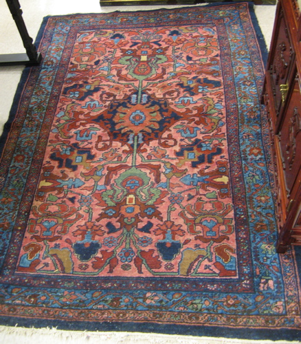 Appraisal: SEMI-ANTIQUE PERSIAN TRIBAL AREA RUG Hamadan villages region hand knotted