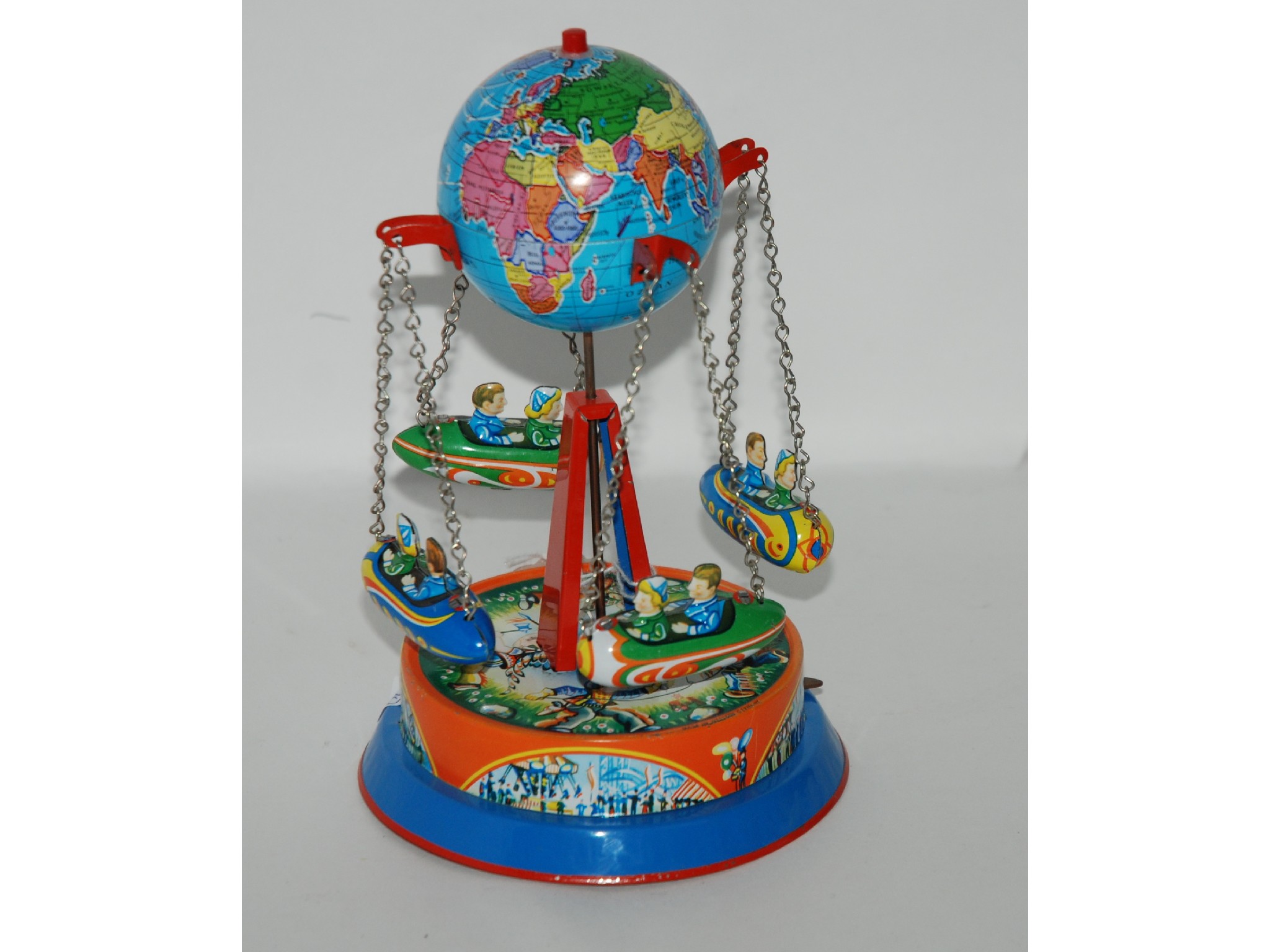 Appraisal: A West German tin plate Merry-Go-Round