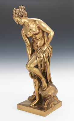 Appraisal: Bronze Sculpture After Allegrain Venus Cast bronze with bright finish