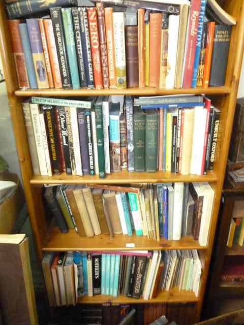 Appraisal: SIX SHELVES OF BOOKS Art and antiques related and other