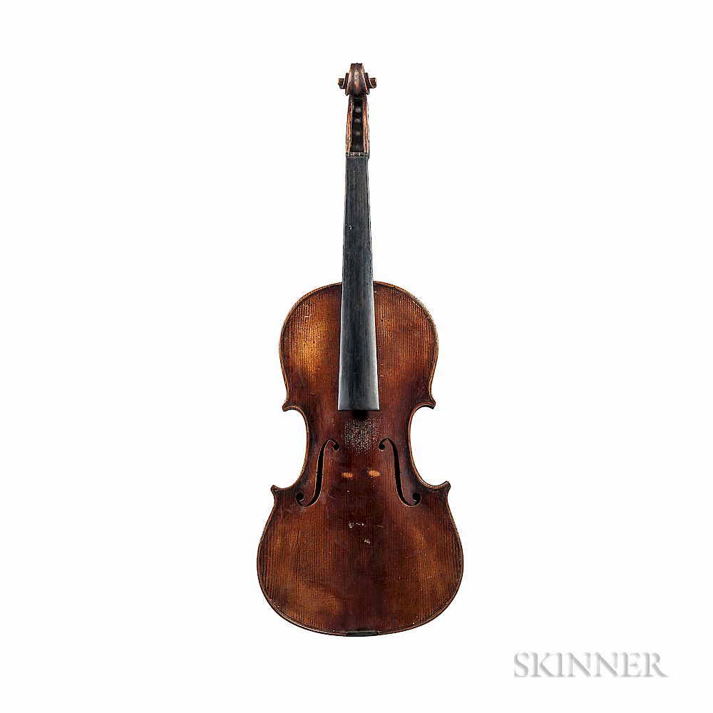 Appraisal: German Three-quarter Size Violin German Three-quarter Size Violin labeled A