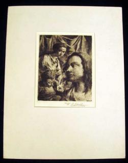 Appraisal: Federico Castellon TRIO c Signed Limited Edition Vintage Etching Matted