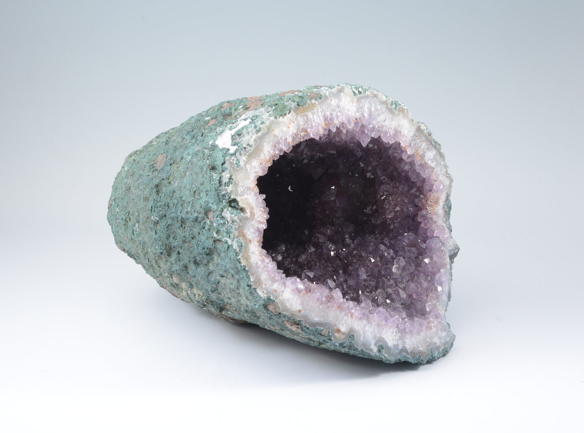 Appraisal: LARGE AMETHYST CRYSTAL GEODE '' h x '' x ''