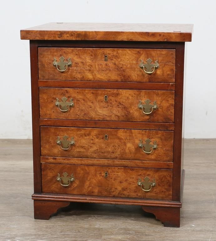 Appraisal: FEDERAL DIMINUTIVE CHEST OF DRAWERSFederal diminutive chest of drawers th