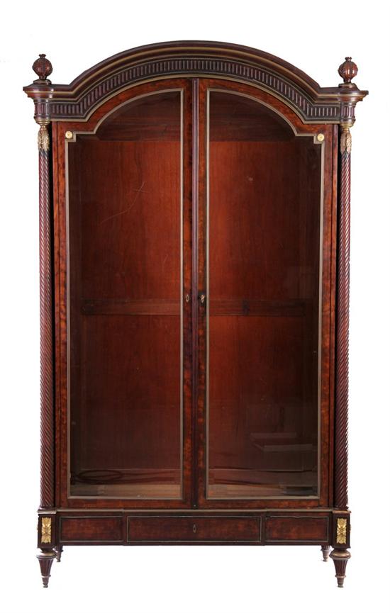 Appraisal: NAPOLEON III ORMOLU-MOUNTED MAHOGANY ARMOIRE Circa in the First Empire