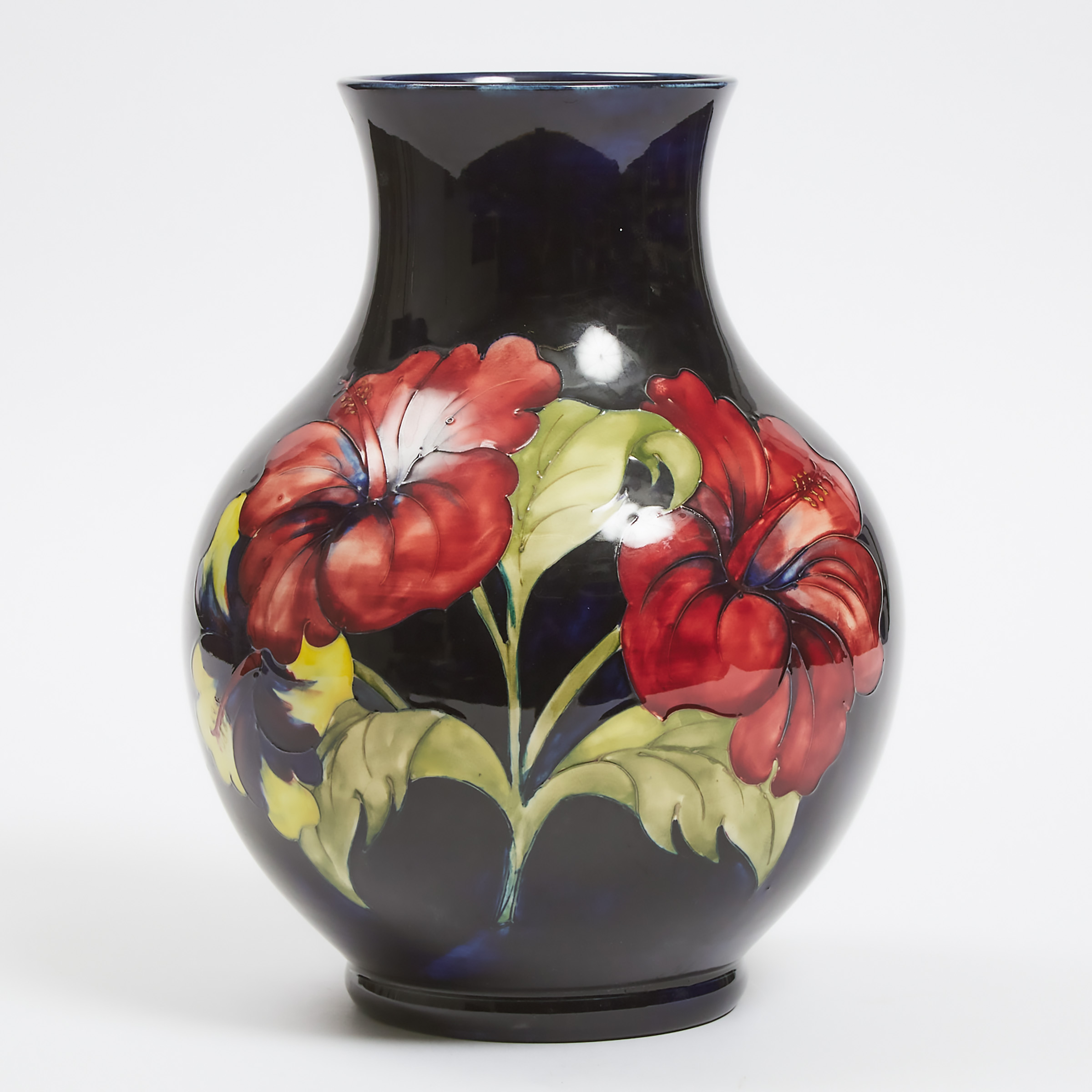 Appraisal: Moorcroft Hibiscus Vase c height in cm