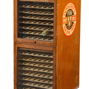 Appraisal: A Dewhurst's 'Sylko' Spool Cabinet Early th Century Height x