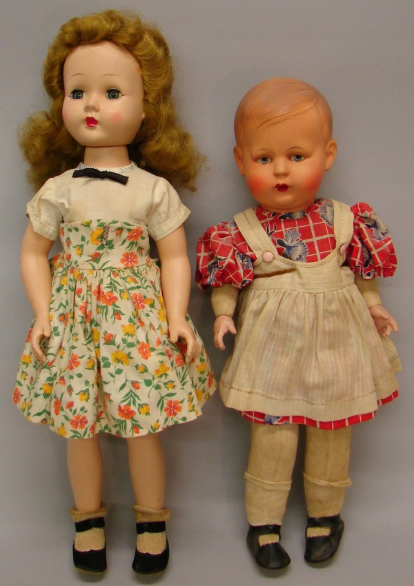 Appraisal: Pair of dolls Effanbee HP Honey walker Honey blonde wig