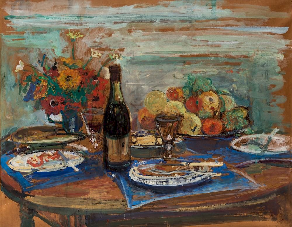 Appraisal: ARBIT BLATAS LITHUANIAN - ARBIT BLATAS LITHUANIAN - Still life