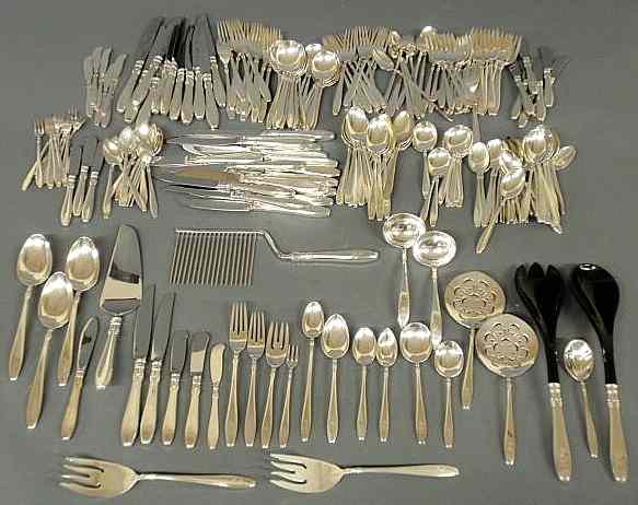 Appraisal: Sterling silver flatware service by Gorham in the Nocturne pattern