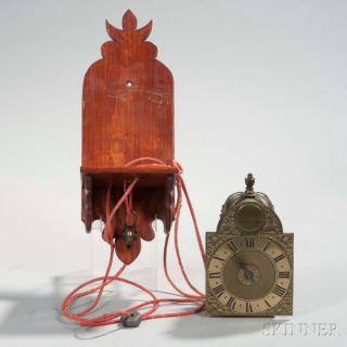 Appraisal: William Mayhew Miniature Alarm Lantern Clock Woodbridge United Kingdom c