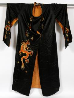 Appraisal: CHINESE SILK ROBE TH C CHINESE SILK ROBE TH C