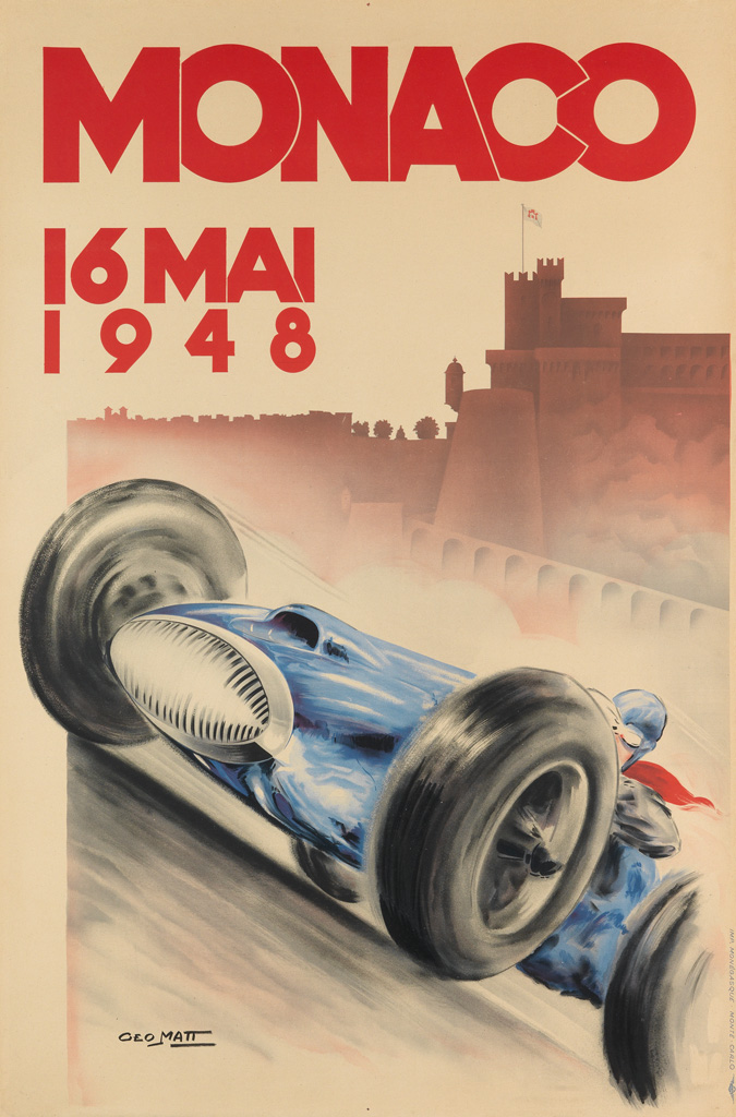 Appraisal: GEO HAM GEORGES HAMEL - MONACO x inches x cm