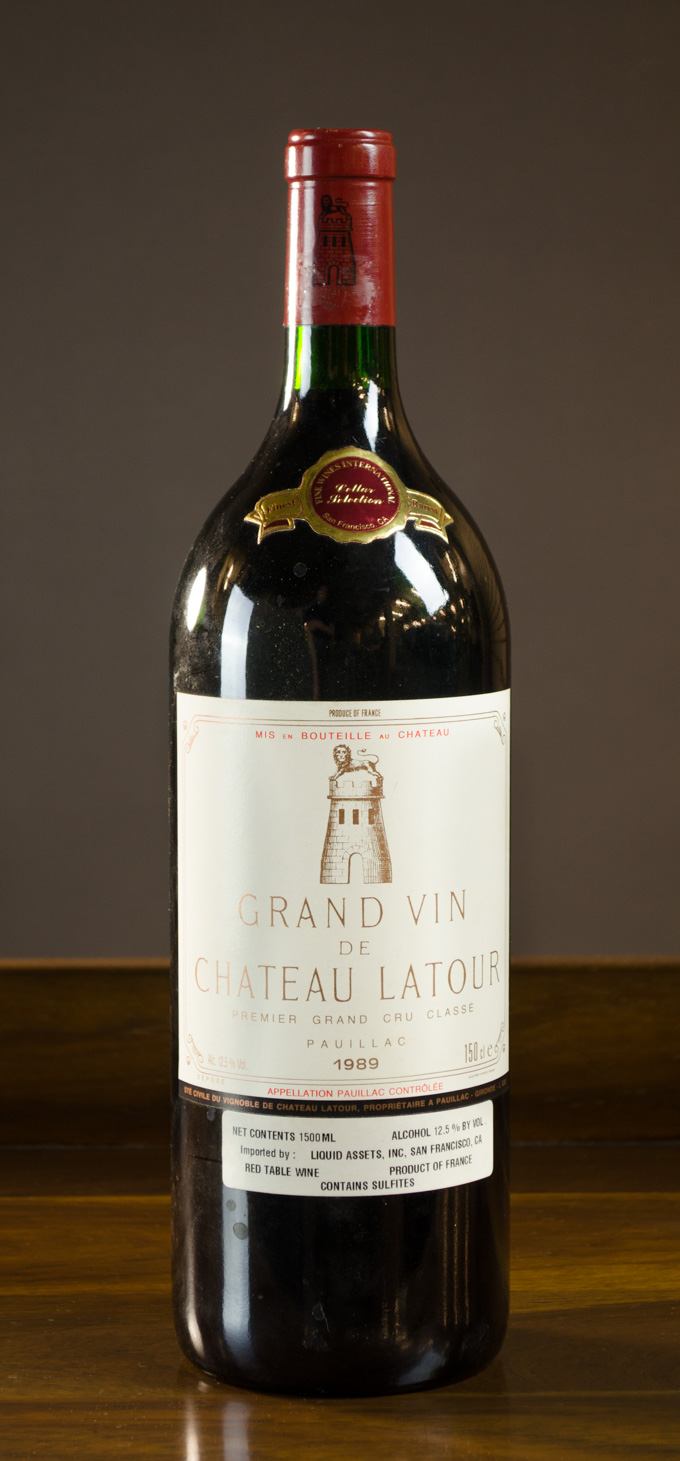 Appraisal: A MAGNUM BOTTLE OF VINTAGE FRENCH RED BORDEAUX WINE Chateau