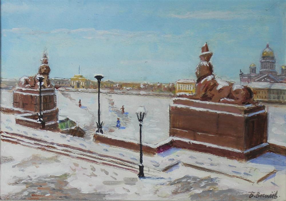 Appraisal: BORIS VASSILOFF AMERICAN RUSSIAN - TH ST ST PETERSBURG Oil