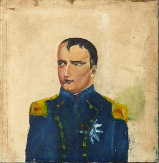 Appraisal: French School Napoleon Bonaparte late th c oil on canvas