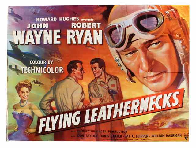 Appraisal: FLYING LEATHERNECKS RKO war starring John Wayne British quad x