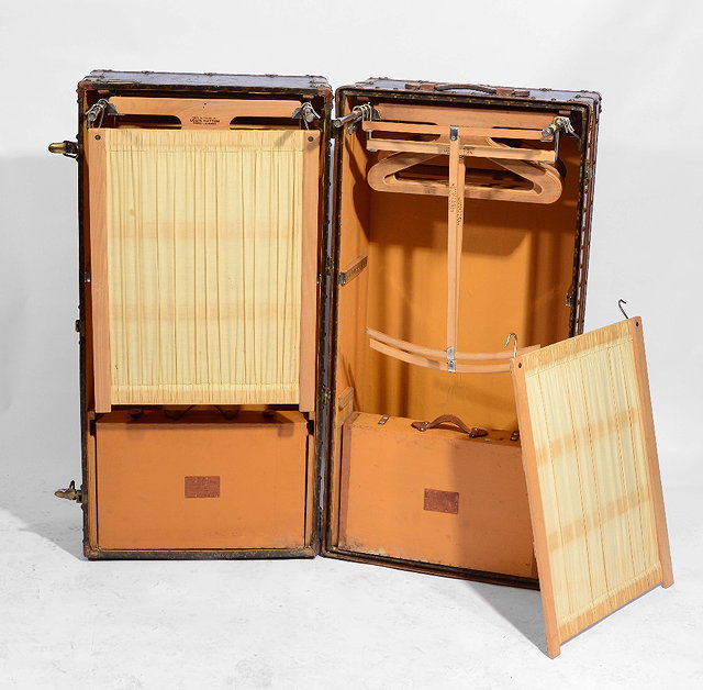 Appraisal: A LOUIS VUITTON CABIN TRUNK OR PORTABLE WARDROBE OR MALLE