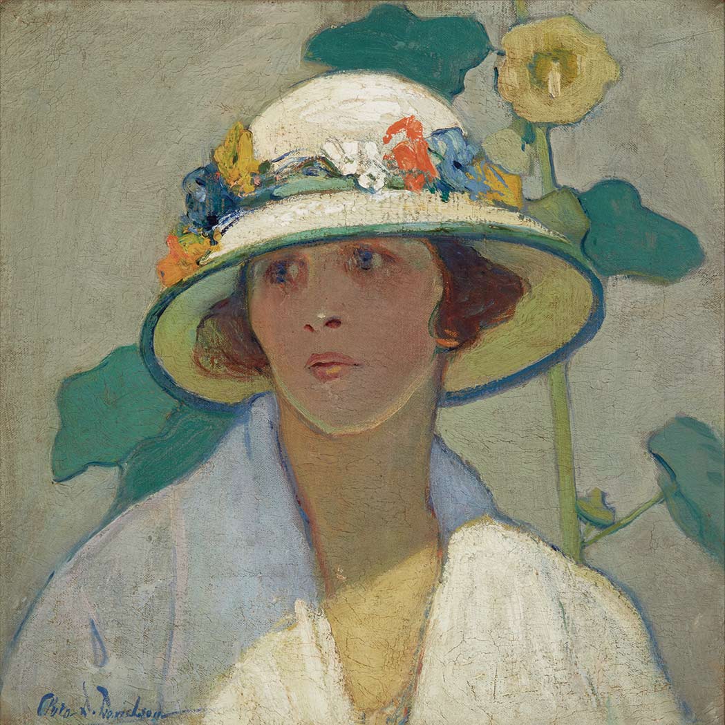 Appraisal: Clara D Simpson Davidson American - Young Woman Wearing a