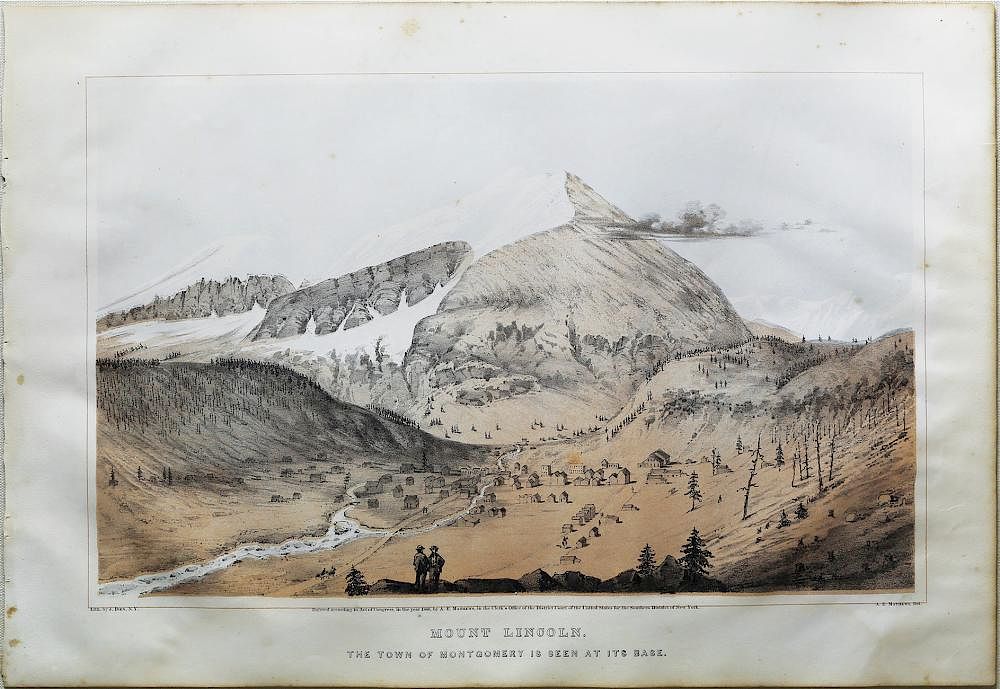 Appraisal: A E Mathews View of Mount Lincoln in Colorado Mount