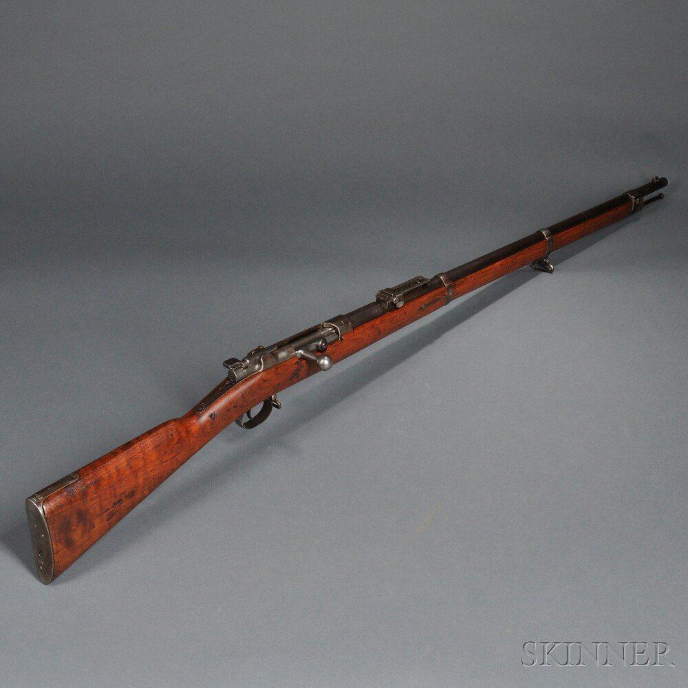 Appraisal: German Model Bolt Action Rifle c walnut stock with blued