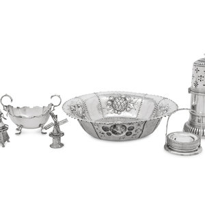 Appraisal: A Group of English Continental and American Silver Articles Various