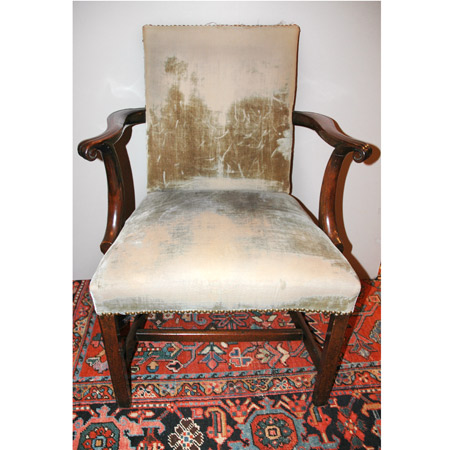 Appraisal: George III Mahogany Armchair Estimate nbsp nbsp nbsp - nbsp