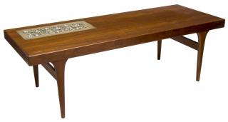 Appraisal: DANISH MID-CENTURY JOHANNES ANDERSEN COFFEE TABLE Danish mid-century modern coffee