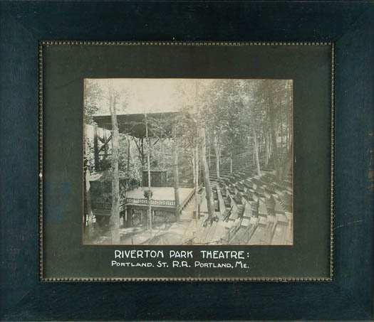 Appraisal: UNSIGNED Late th Century RIVERTON PARK THEATER PORTLAND MAINE The