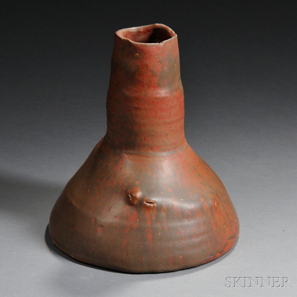 Appraisal: Robert Chapman Turner - Pottery Vessel United States Funnel shape