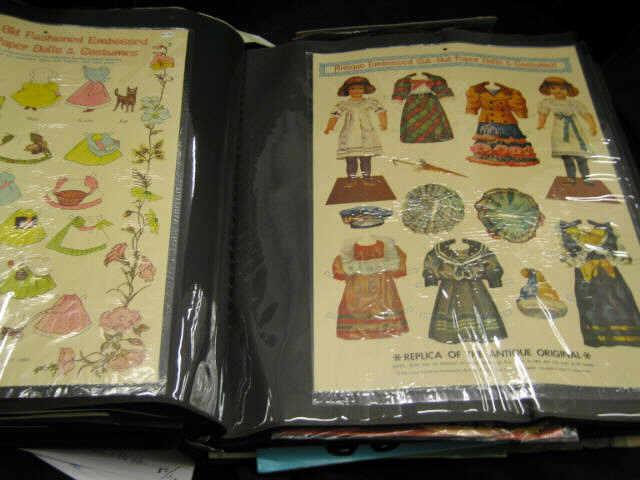 Appraisal: Estate Collection of Paper Dolls Misc in album