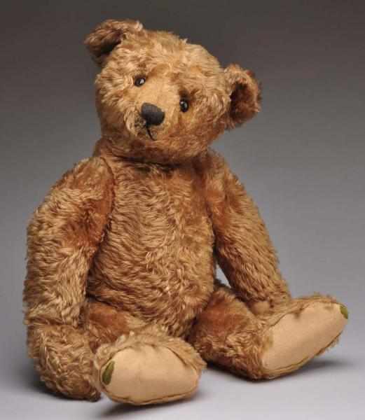 Appraisal: Steiff Center Seam Teddy Bear Description Circa to FF button