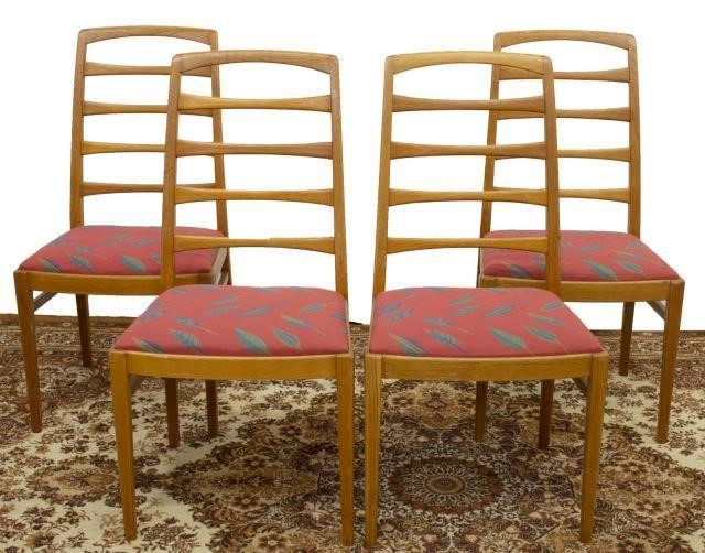 Appraisal: lot of Swedish mid-century modern oak Reno chairs designed by