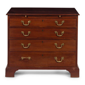 Appraisal: A George III Style Mahogany Chest of Drawers th Century